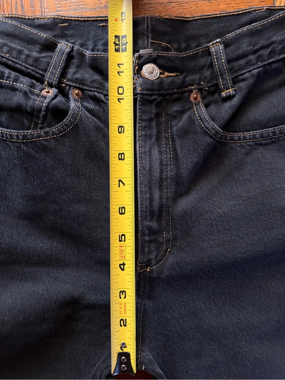 Women’s Vintage Black Levi’s 505 Straight leg Jeans